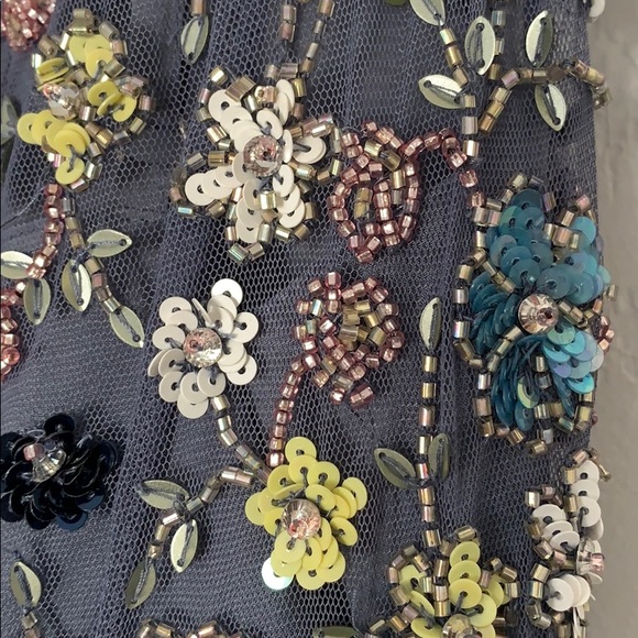 Needle & thread garden flower blue dress size 2 - Picture 12 of 16